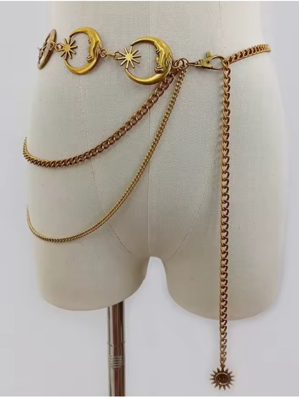 Gold Celestial Chain Belt